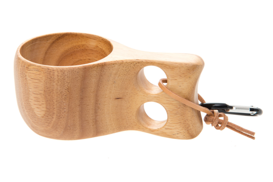 Träkopp för två fingrar - Friluftsmat - 6410412865946 - 1