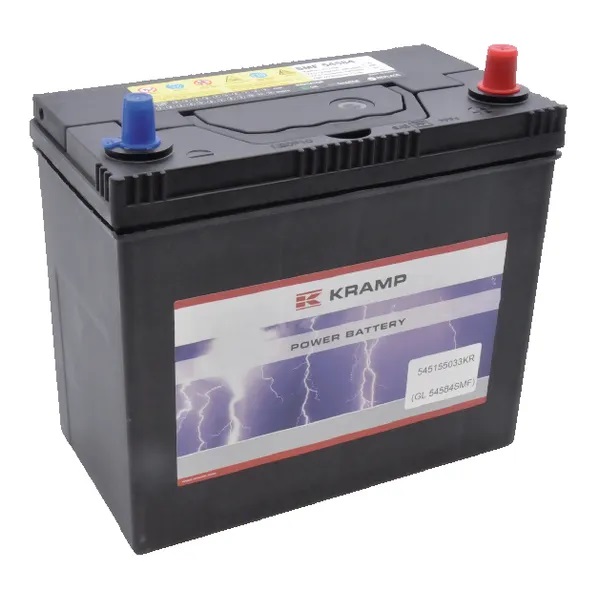 Batteri Kramp 12V 45Ah 330A - Startbatterier - 8716106054176 - 1