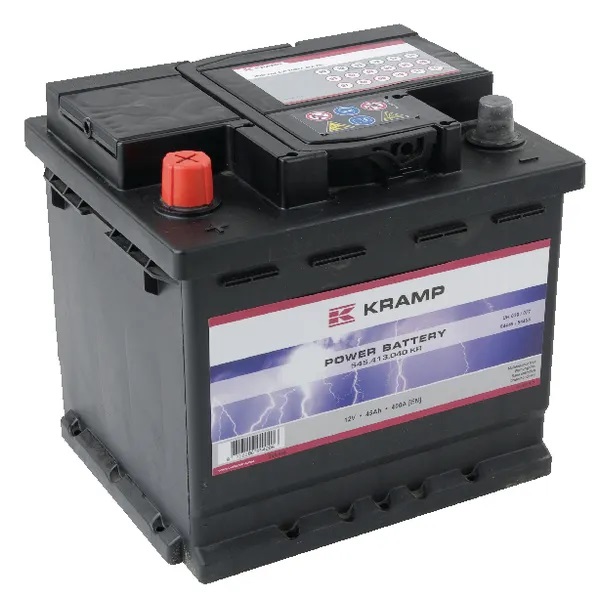 Batteri Kramp 12V 45Ah 400A - Startbatterier - 8716106054206 - 1