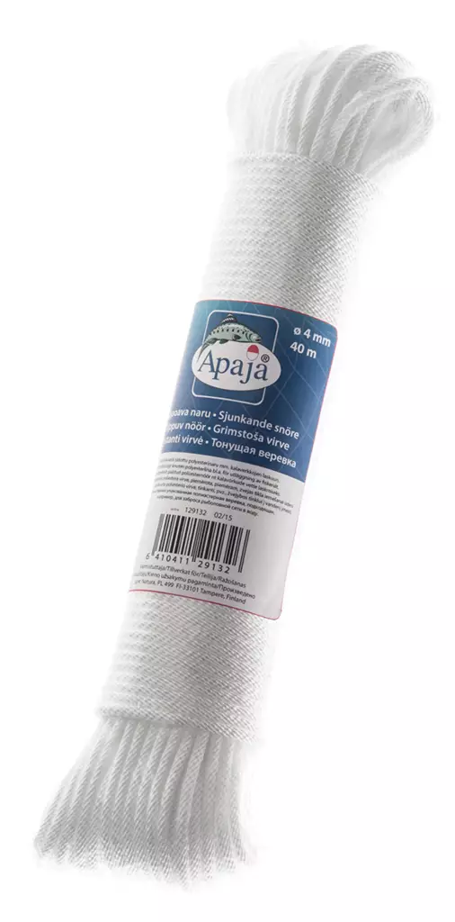 Apaja snöre sjunkande 4mm 40m - Repar, repen - 6410411291326 - 1