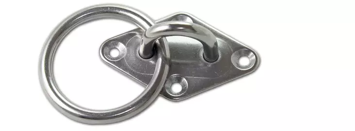 Arctic Marine ringplåt med ögla 49/80 mm - Andra båttillbehör - 6430014226686 - 1