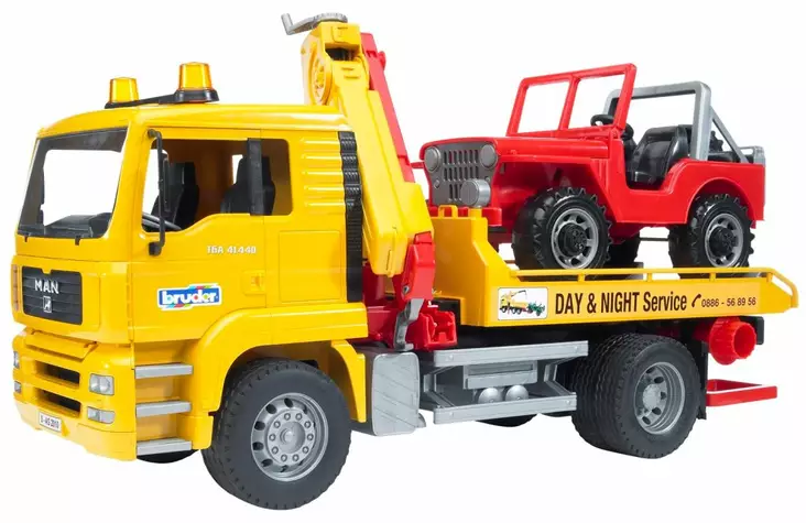 Bruder MAN TGA bärgningsbil - Bruder arbetsmaskinsleksaker - 4001702027506 - 1