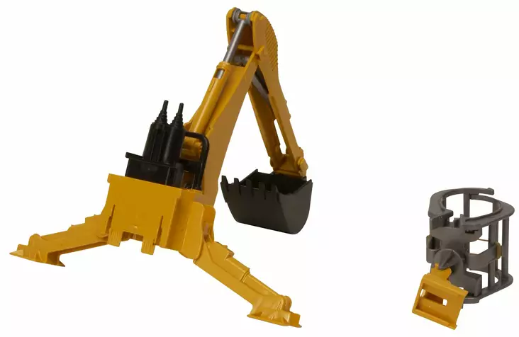 Bruder traktortillbehör grävskopa - Bruder arbetsmaskinsleksaker - 4001702023386 - 1