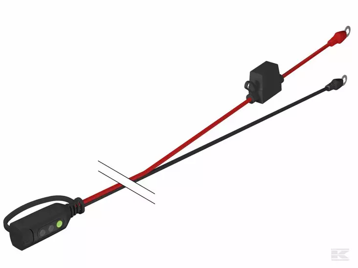 CTEK laddningskontakt med LED-display 8 mm - Batterier, testare - 7350009563826 - 1