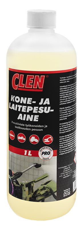 Clen Maskin- och anläggningsrengöringsmedel 260 1 liter - Dammsugare och tvättmaskiner - 6418549002616 - 1