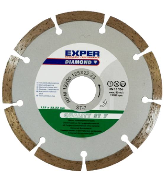 Exper diamantkapskiva 125 mm x 22,2 - Kapskivor - 6438081000536 - 1