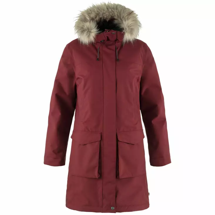 Fjällräven Nuuk Lite Parka W Bordeaux Red - Friluftskläder - 7323450912666 - 1
