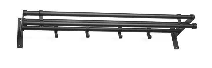 Habo hattregal Elegant Plus svart 100cm - Klädförvaring - 7317900190476 - 1