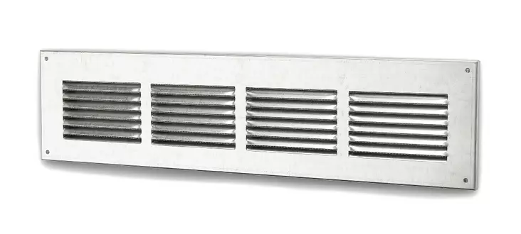 Habo ventil, förzinkad och vit - Ventilationsventiler - 6430027110286 - 1