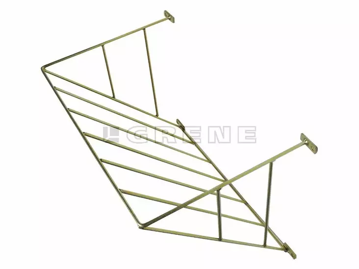 Högt, väggmonterad, galvaniserad - Fodertråg - 5700032984426 - 1