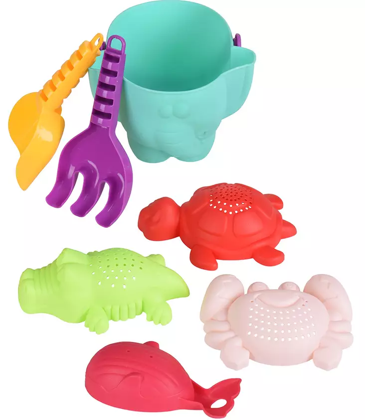 Sandleksakset 7-delar - Sommarleksaker - 8719987396786 - 1