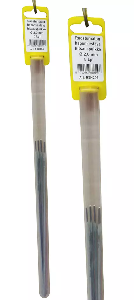 Svetsstav 2,0 mm 5 st/fp - Svetsstänger - 8712067810196 - 1
