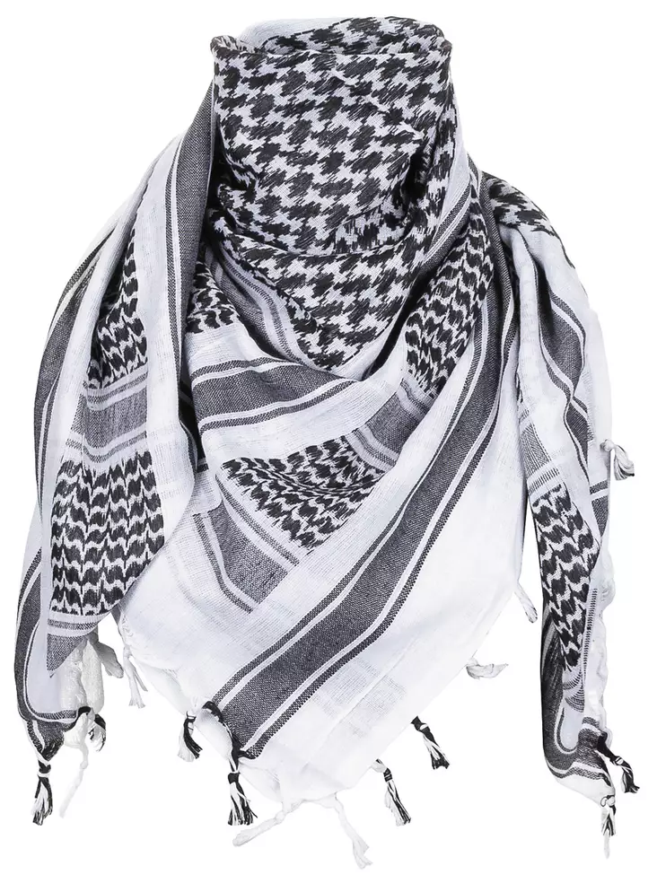 Shemagh-scarf svart-vit - Friluftskläder - svm0000003206 - 1