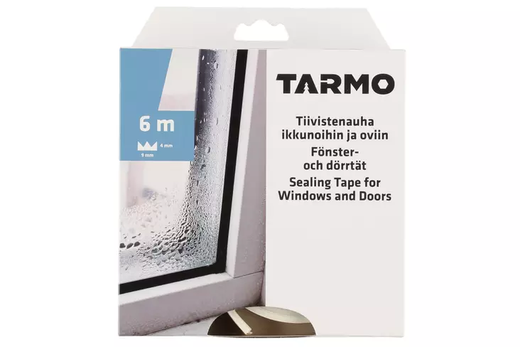 Fönsterlist E-profil vit 6 m - Tejper - 6410412062536 - 1