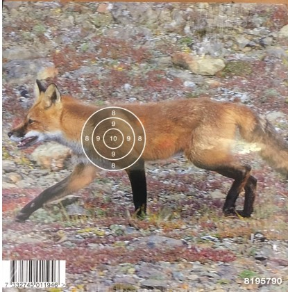 Luftgevärsskott tavla Räv 50st - Vapen och ammunition - 7332745011946 - 1