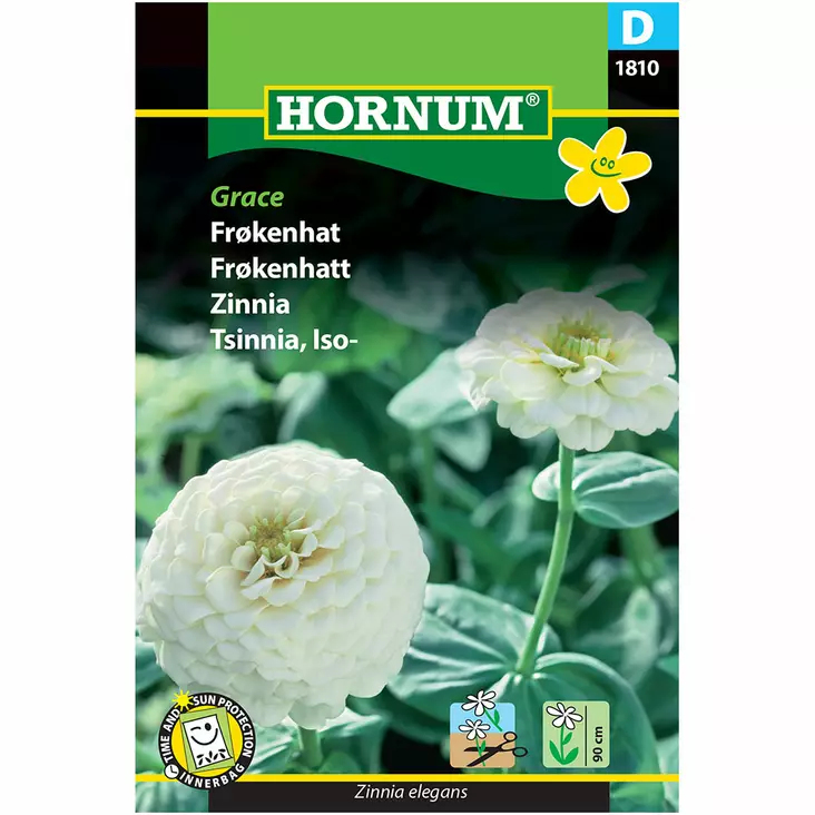 Storsinnia ´Grace´ - Frön och sättpotatisar. - 5708787018106 - 1