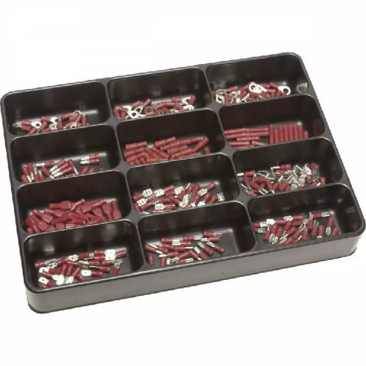 Kabelskoförpackning röd 300-delar - Kontakter - 8719607148276 - 1