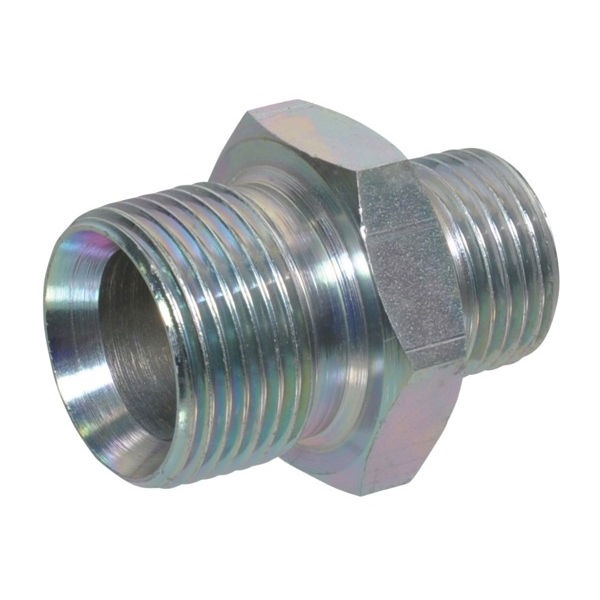Dubbelnippling 3/4" x 1/2" BSP han/hane - Hydraulik - 8716106440726 - 1