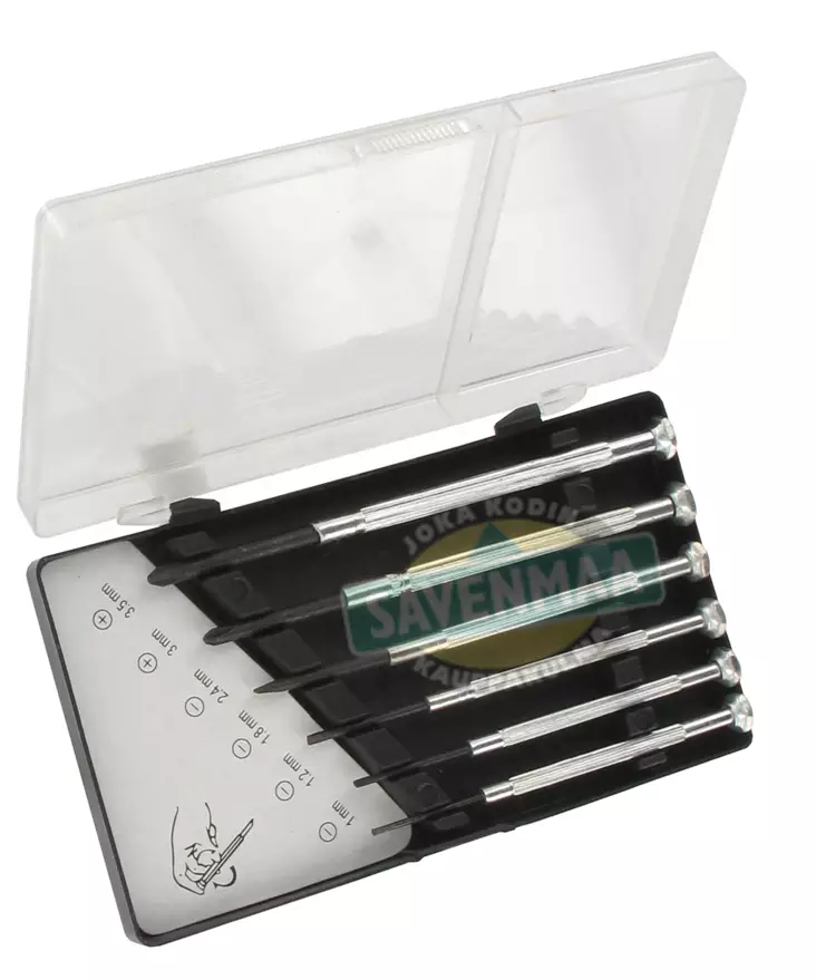 Urbilsverktygs mejselsats 1,0-3,5 mm - Precision skruvmejslar - 8714892714076 - 1