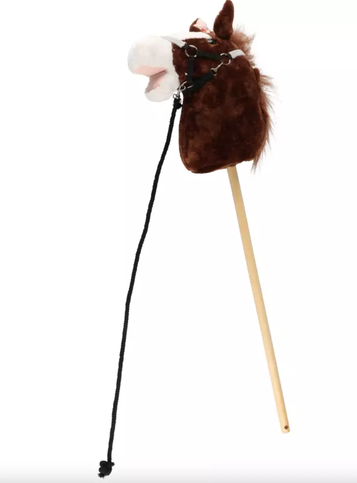 Svart grimsnor för hobbyhäst - Sommarleksaker - 6410416063386 - 1