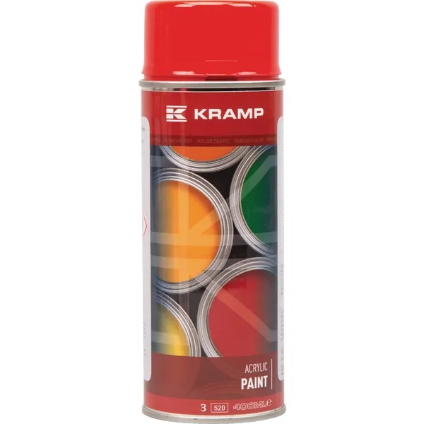Maskinfärg flammanderöd (RAL 3000) 400 ml - Maskinfärger - 8716106058846 - 1
