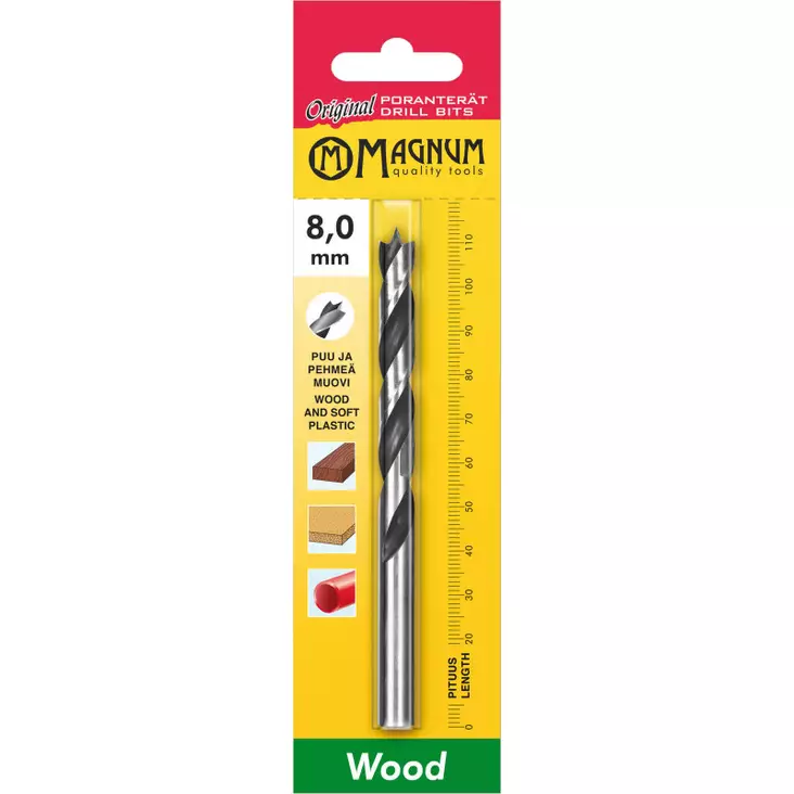 Magnum maskinträborrspets - Träborrarsats - 6418868420306 - 1