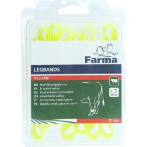 Märkband gul 36 cm 10 st - Djurmärkning - 8719607168236 - 1