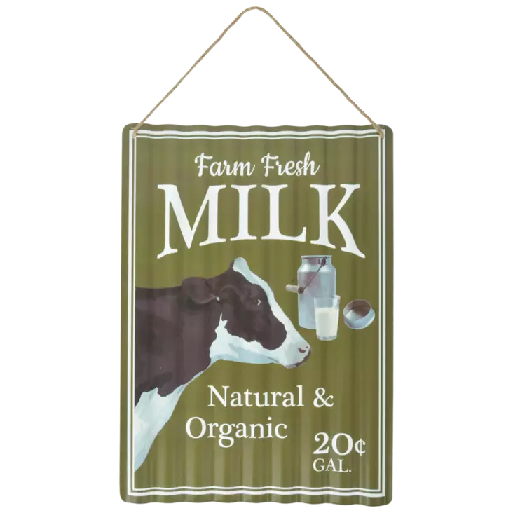 Metallskylt Farm Fresh Milk - Andra vackra saker - 8714982127656 - 1