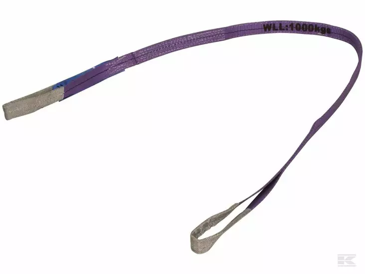 Återvinningslinor med öglor 1 ton lila (P) - Lyft- och surrningstillbehör - 5700035573696 - 1