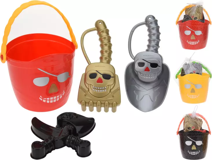 Piratsandleksaksset 4-delar - Sommarleksaker - 8719202111446 - 1