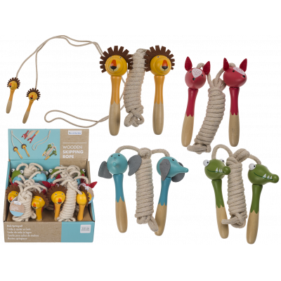 Trä hopprep med husdjurstema - Inomhusleksaker - 4029811449026 - 1