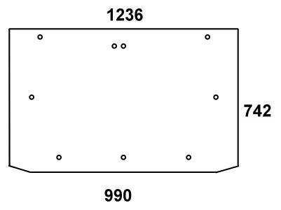 Bakrutan, övre - Hytt och kaross - 8719774765436 - 1
