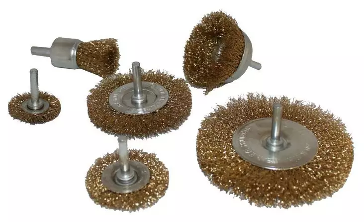 Stålborstsats 6-delar. - Slipmaterial - 6430032157436 - 1