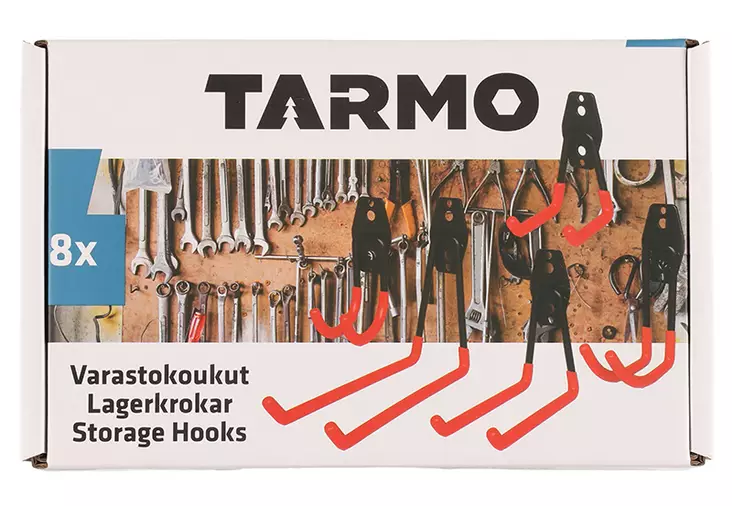 Förvaringskrokar 8 st/pkt - Övriga förvaringsartiklar - 6410413303966 - 1