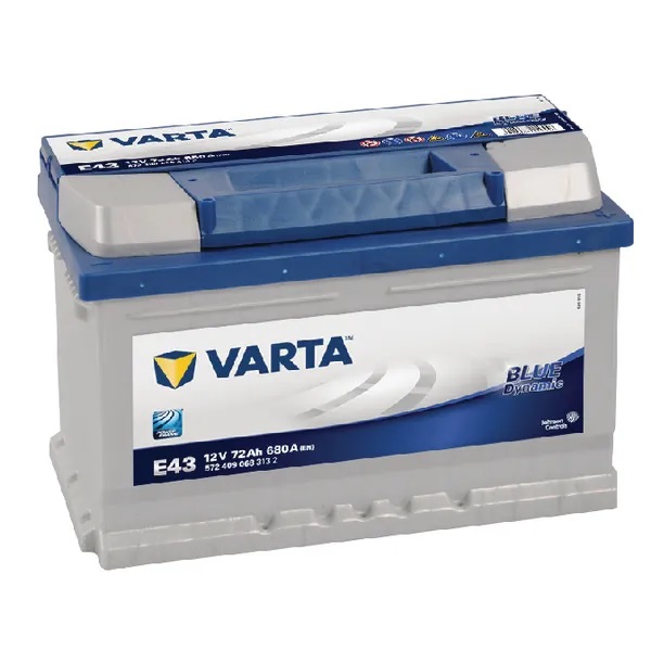 Varta Blue Dynamic 12V 72Ah 680A startbatteri - Startbatterier - 4016987119556 - 1