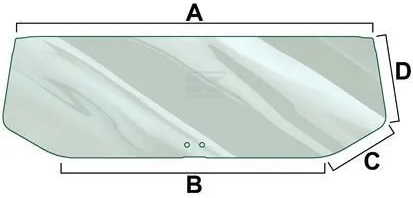 Bakruta, nedre (Ford 83909859) - Hytt och kaross - 5035776898136 - 1