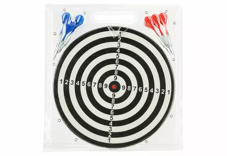 Darttavla + 6 pilar Ø 36 cm - Sommarleksaker - 6410412039576 - 1