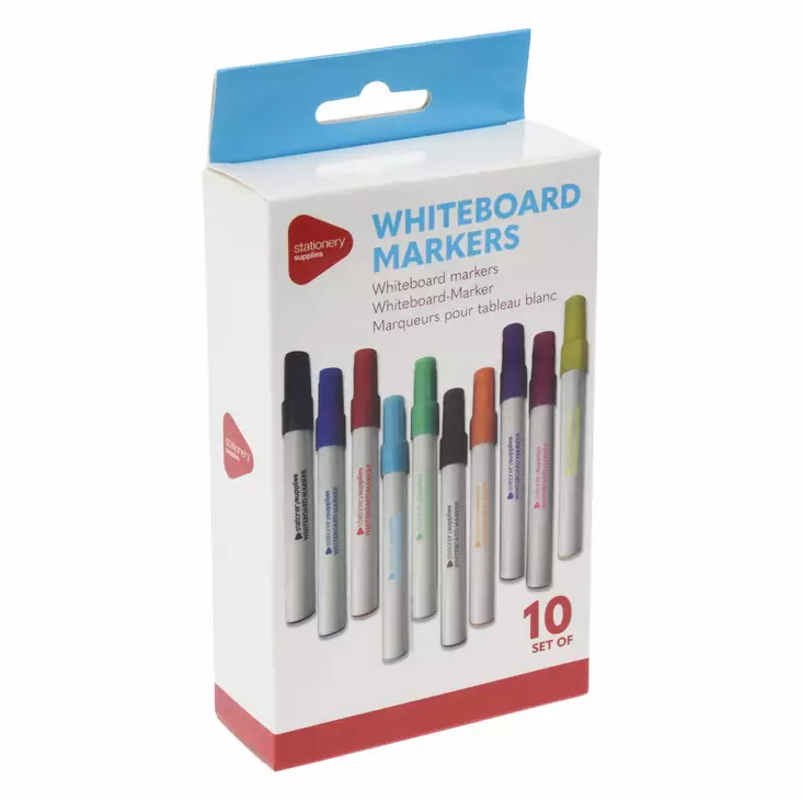 Whiteboardpenna 10 st/set - Kontorsmaterial - 8720573648356 - 1