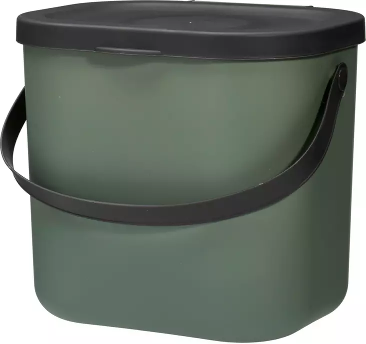 Biopapperskorg med lock 6 liter - Avfallshantering - 8721037553926 - 1