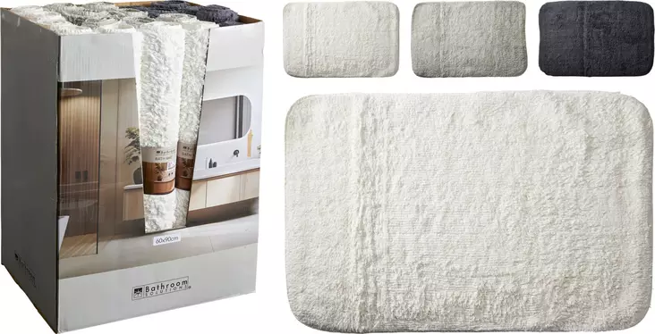 Badrumsmatta 60x90 cm - Badrumstillbehör - 8721037732376 - 1