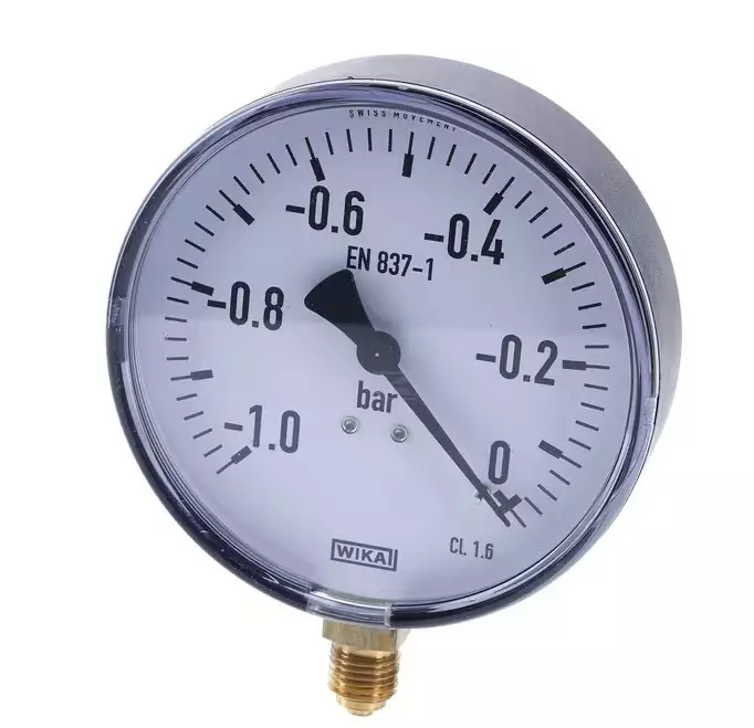 Undertrycksmätare 100 mm med 1/4" fäste - Tryckmätare - 5908268780106 - 1