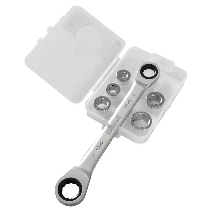 Finbullet Långhål hylsnyckelsats 8-19 mm - Andra nycklar - 6438152035726 - 1