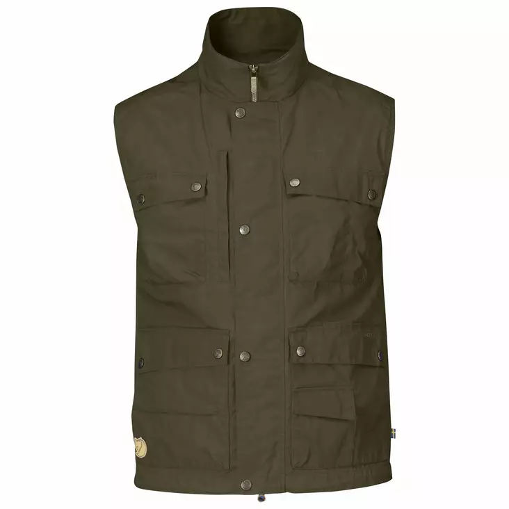 Fjällräven Reporter Lite Väst M Mörk Oliv - Friluftskläder - 7392158799626 - 1