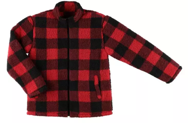 Fleecejacka Rute röd/svart - Friluftskläder - 6410416347066 - 1