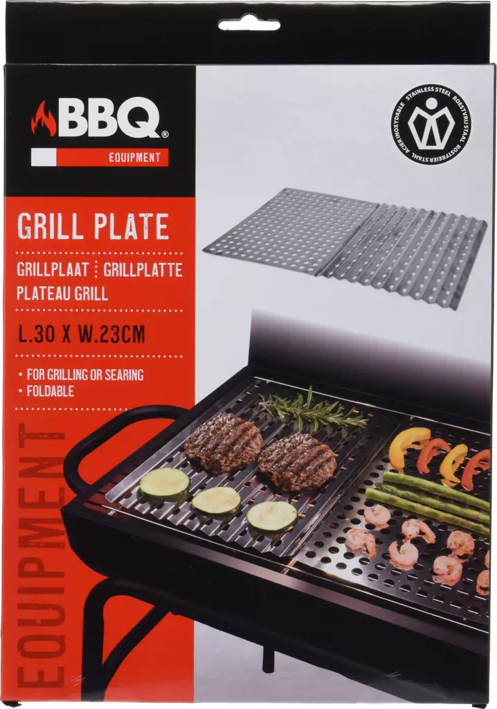 Grillplatta 2 st/fp - Grilltillbehör - 8719202956696 - 1