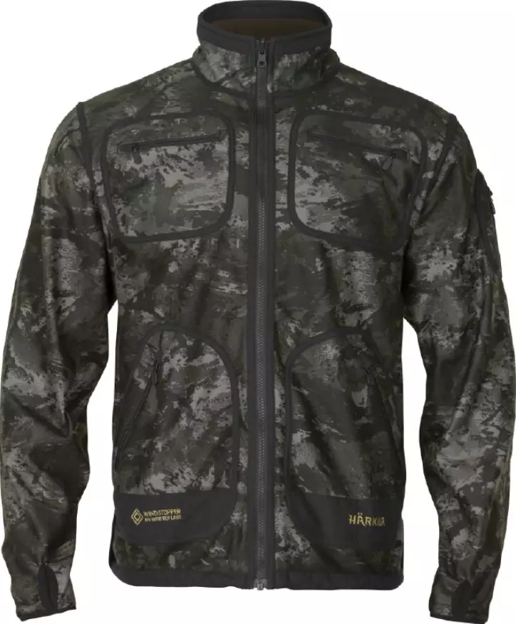 Härkila Kamko NOCTYX WSP fleecejacka Svart/Willowgrön - Jaktkläder - 5714733668226 - 1