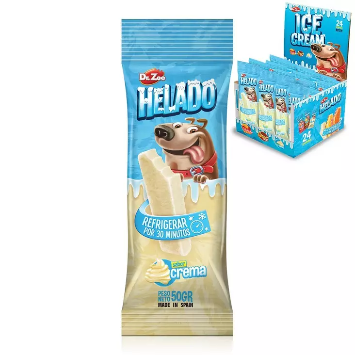 Hundglass fryst grädde 50g - Hundmat - 7798182082886 - 1