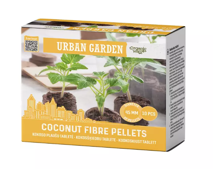 Kokosfiberpellets 45 mm, 12 st/fp - Jord och gödselmedel - 4770168929876 - 1