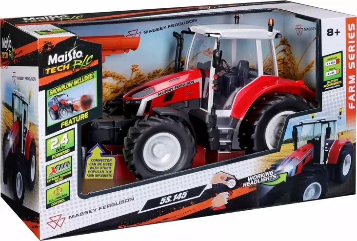 Maisto Tech R/C Traktor med plog 2,4GHz - Inomhusleksaker - 6410416425566 - 1