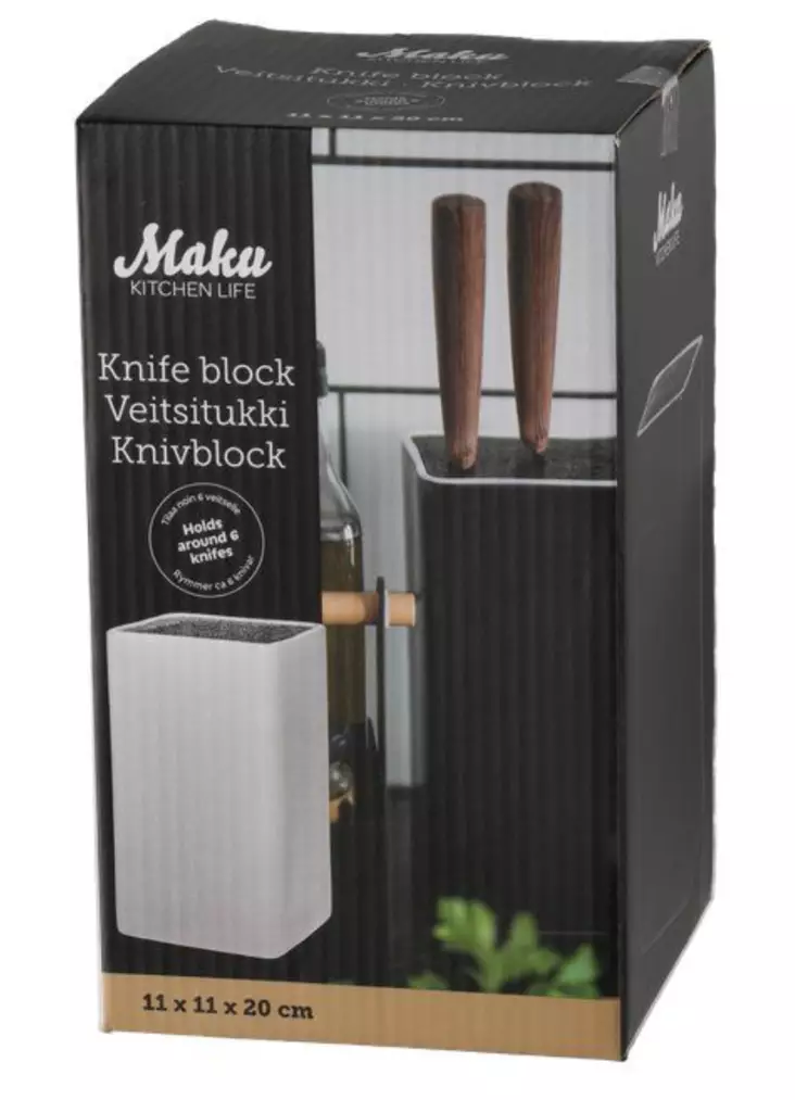 Köksknivställ fyrkantig - Knivar, saxar, skärare - 6410413020306 - 1